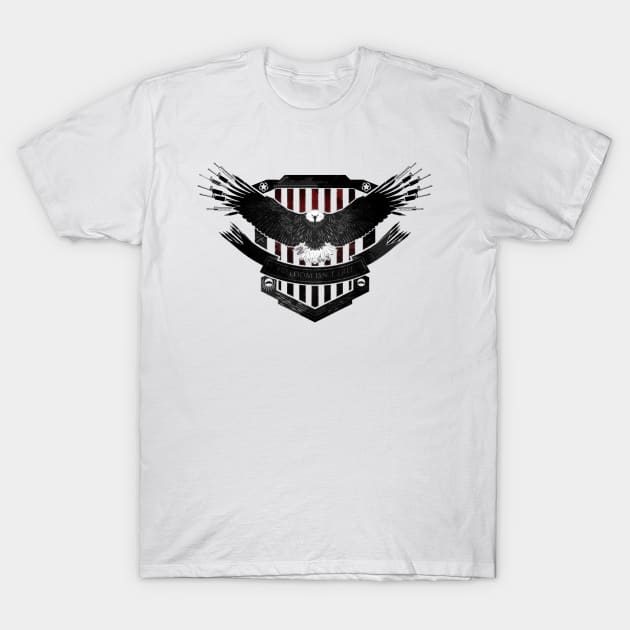 freedom eagle old T-Shirt by arxitrav